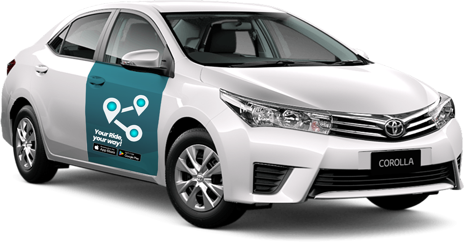 MiRide branded car
